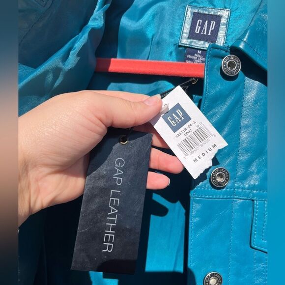 GAP Leather Jacket NWT - Picture 2 of 10